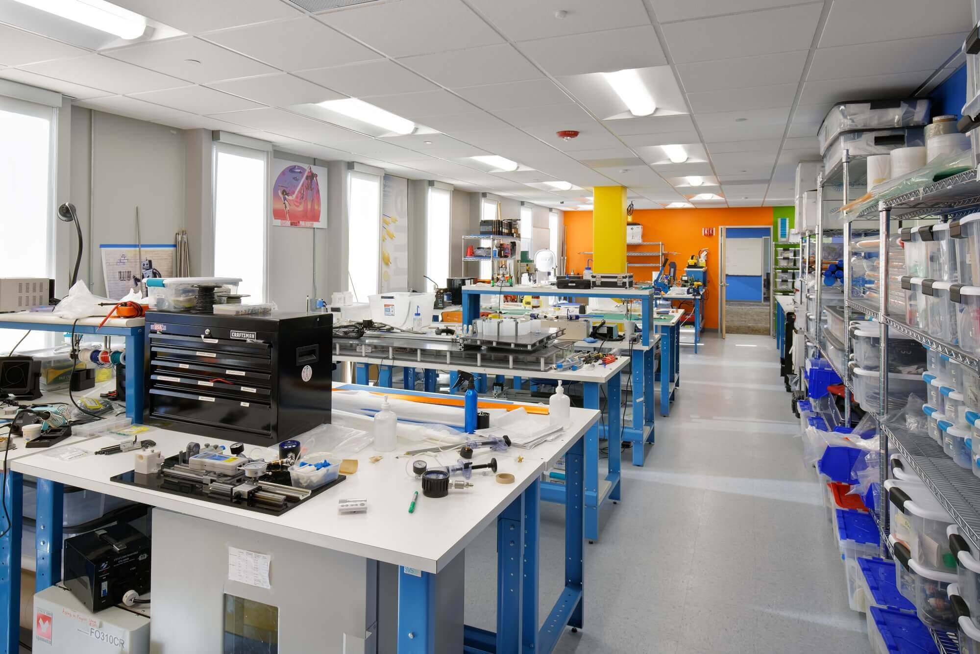 Neptune Medical's complete lab construction