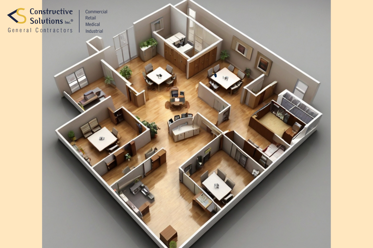Design of a Modern Office Space Layout