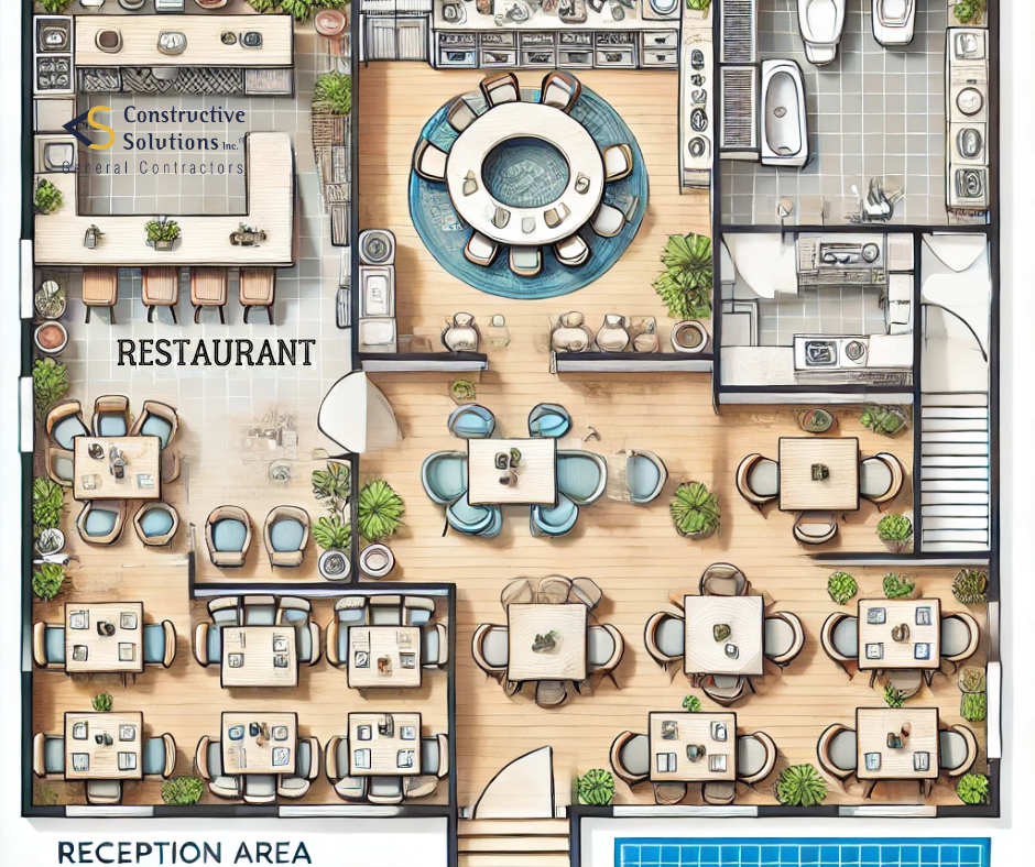 restaurant layout design