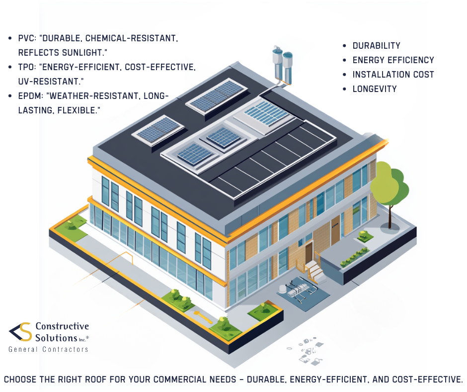Single Ply Roofing (TPO, PVC, EPDM)