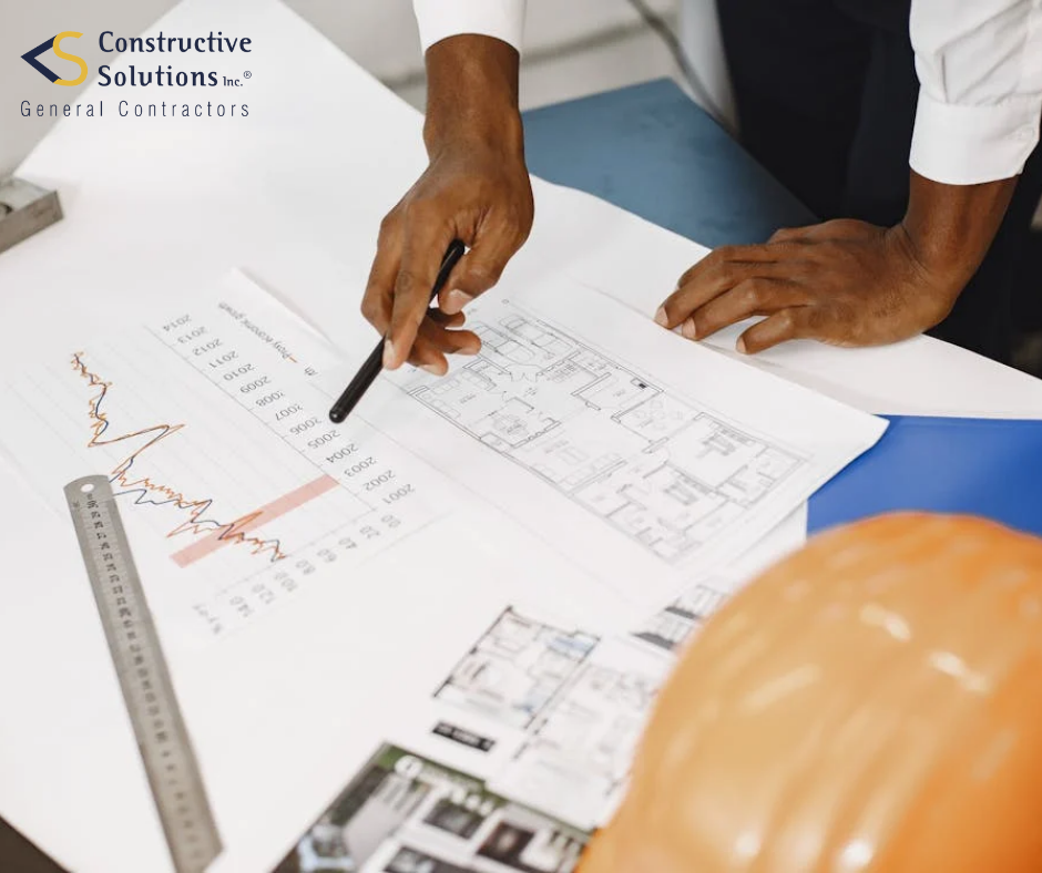 project plans of a building project