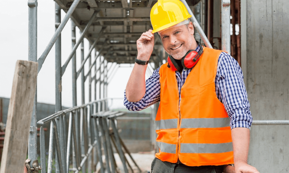 Commercial General Contractor Smiling
