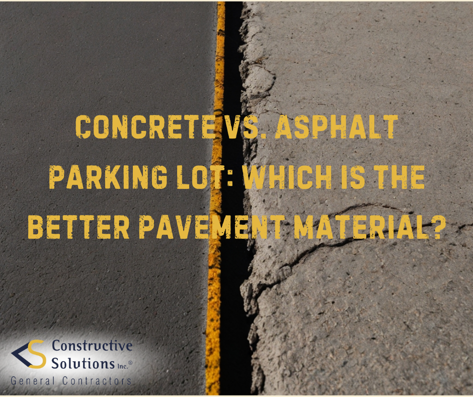 Concrete vs. Asphalt Parking Lot: Which is the Better Pavement Material?