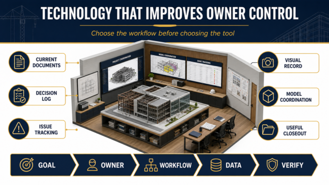 Construction Technology and Owner Control Six construction technology outcomes that improve commercial owner control