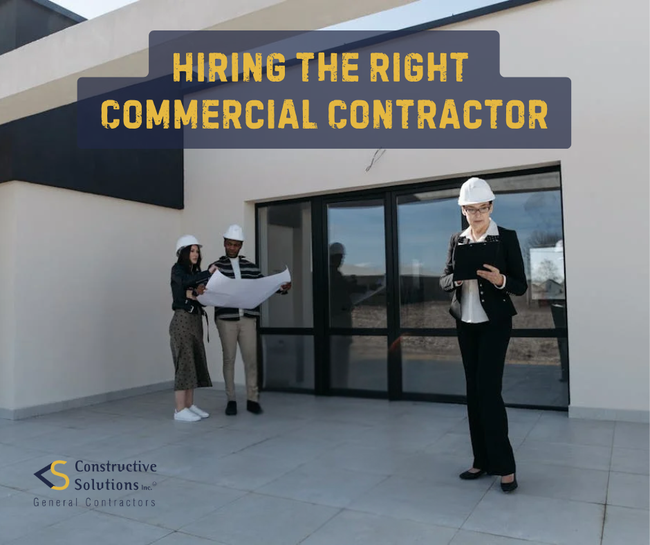 commercial contracting services