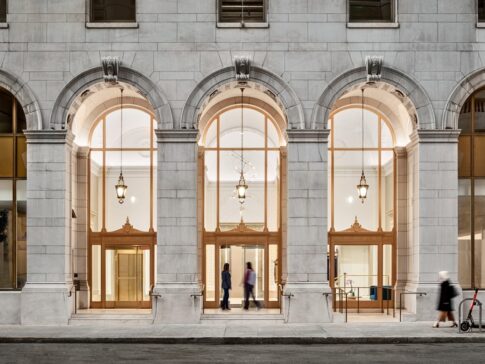 commercial construction of 351 California St, Lobby, San Francisco