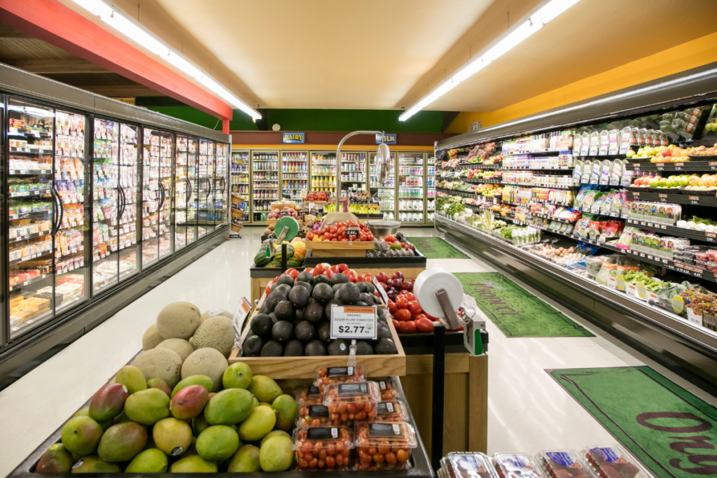 grocery store layout