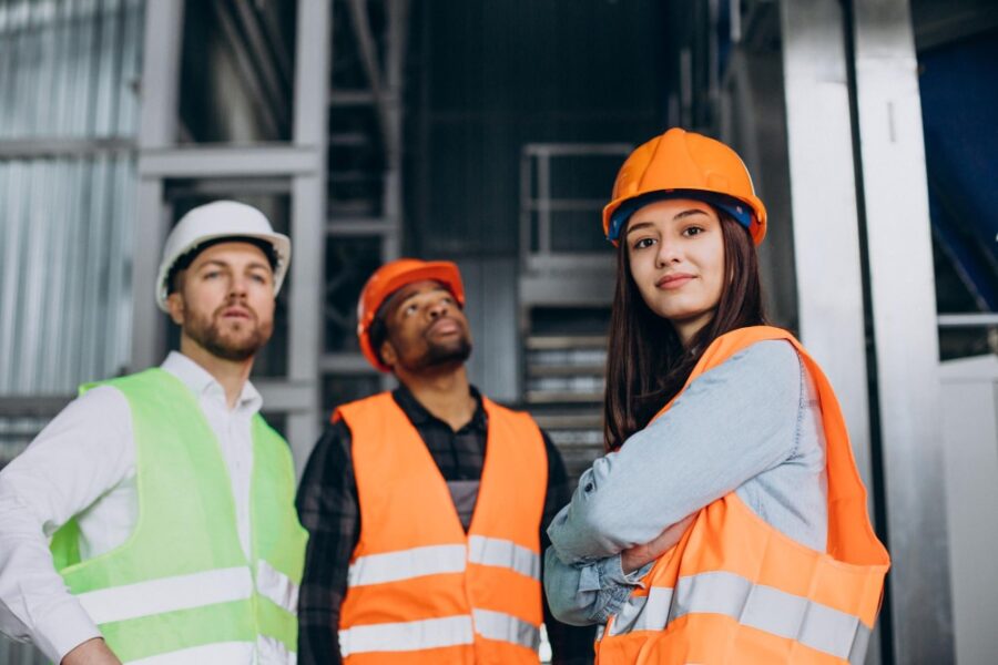 subcontractors hired for a renovation project