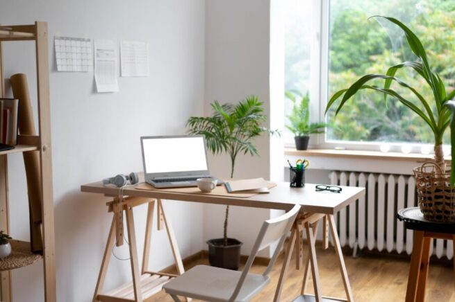 photo of a real life home office design