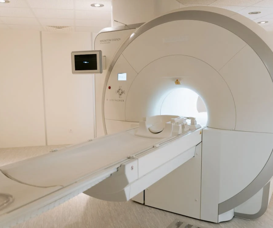 a MRI machine in a medical office facility